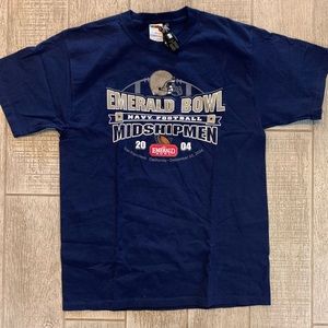 2004 navy emerald bowl t shirt